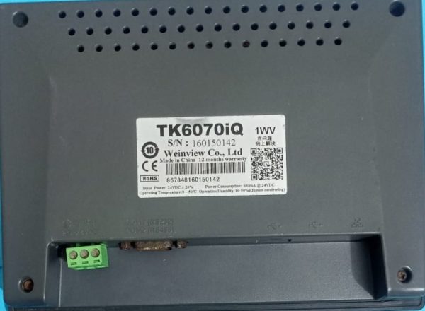 HMI TK6070iQ WEINVIEW - Image 2